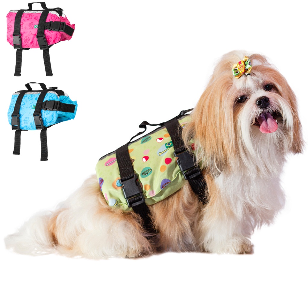 Colete Salva-Vidas Pet Pro Tork Safe Life em Oferta na Shopee