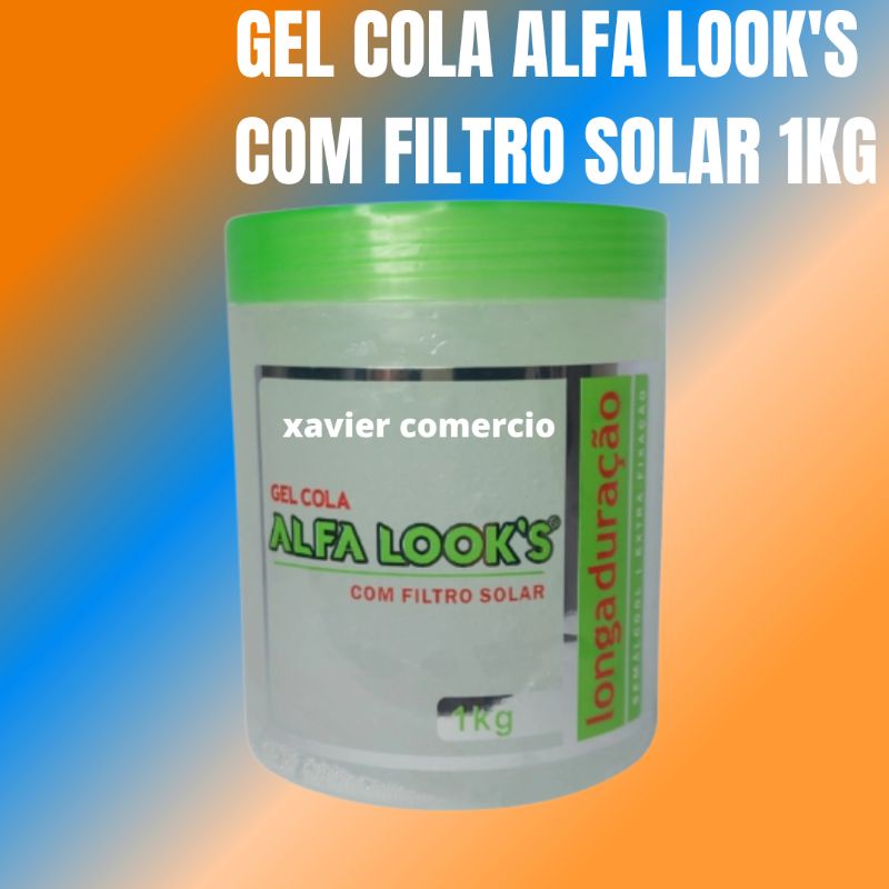 Gel Cola Incolor Alfa Looks Kg Shopee Brasil