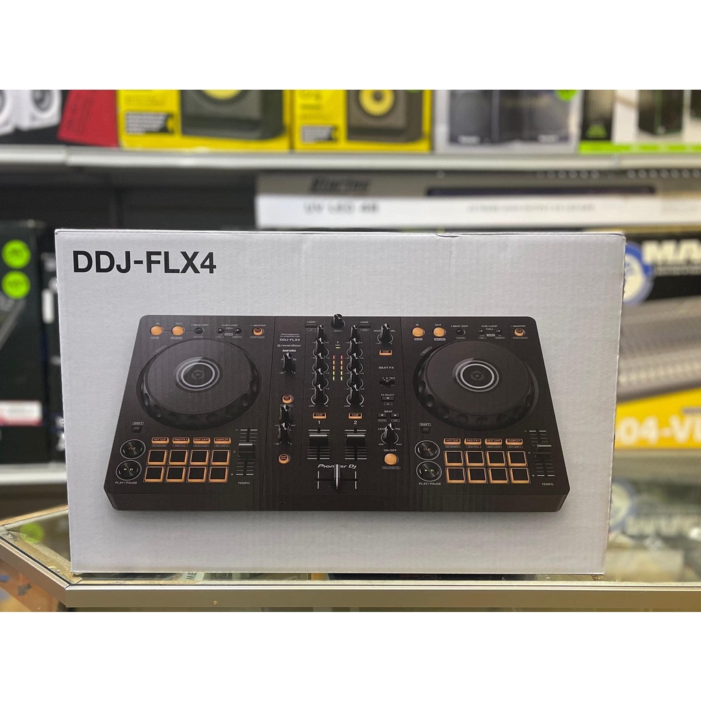 Controlador De Dj De Canais Pioneer Dj Ddj Flx Rekordbox E Serato Shopee Brasil