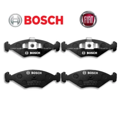 Pastilha Freio Dianteiro Original Bosch Fiat Siena 1.0 1.4 2010 2011 2012 2013 2014 2015 2016