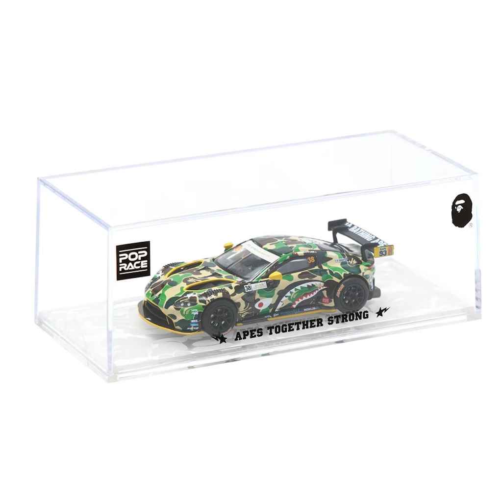 POPRACE 1/64 BAPE x Aston Martin GT3 - Verde - Escorrega o Preço
