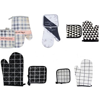 Kit Luva Térmica Cozinha para Forno e Fogão com Descanso de Panela