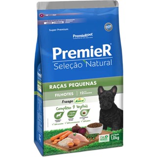 Premier Seleção Natural Cães Filhotes Raças Pequenas 1 Kg