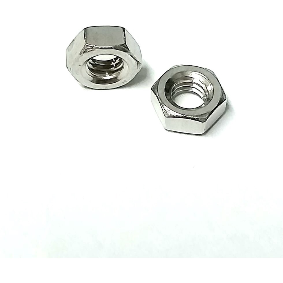 Porca Sextavada para parafuso 4mm pacote com 10-Unidades