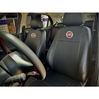 Capas Para Banco Carro em Couro Sintético Impermeável Palio Uno Siena Punto Strada em Oferta na Shopee