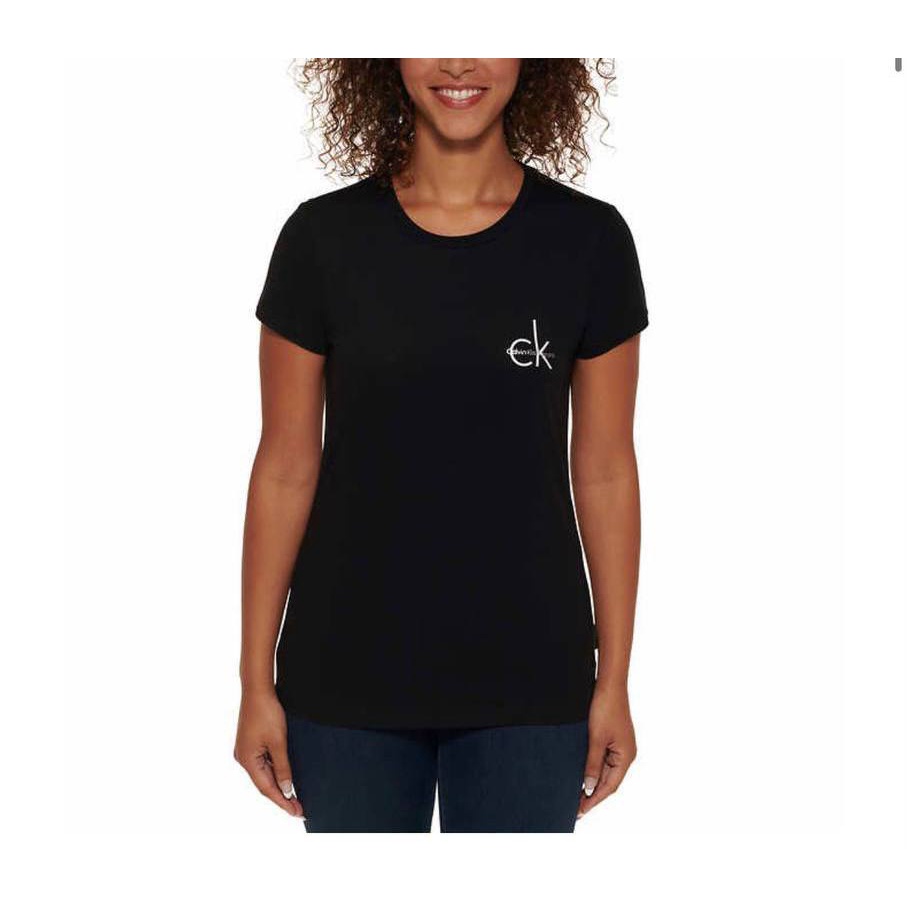 Camiseta Calvin Klein Basic Preta | Shopee Brasil