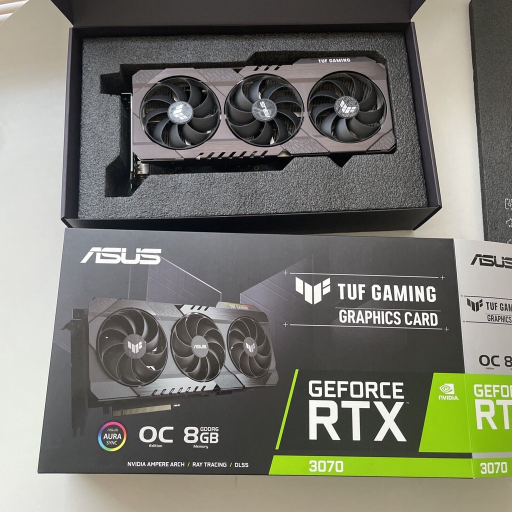 ASUS TUF Gaming GeForce RTX 3070 OC 8GB GDDR6 Graphics Card