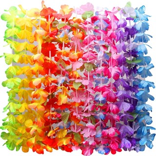 Kit Colar Havaiano Flor Fino Luxo Festa Casamento