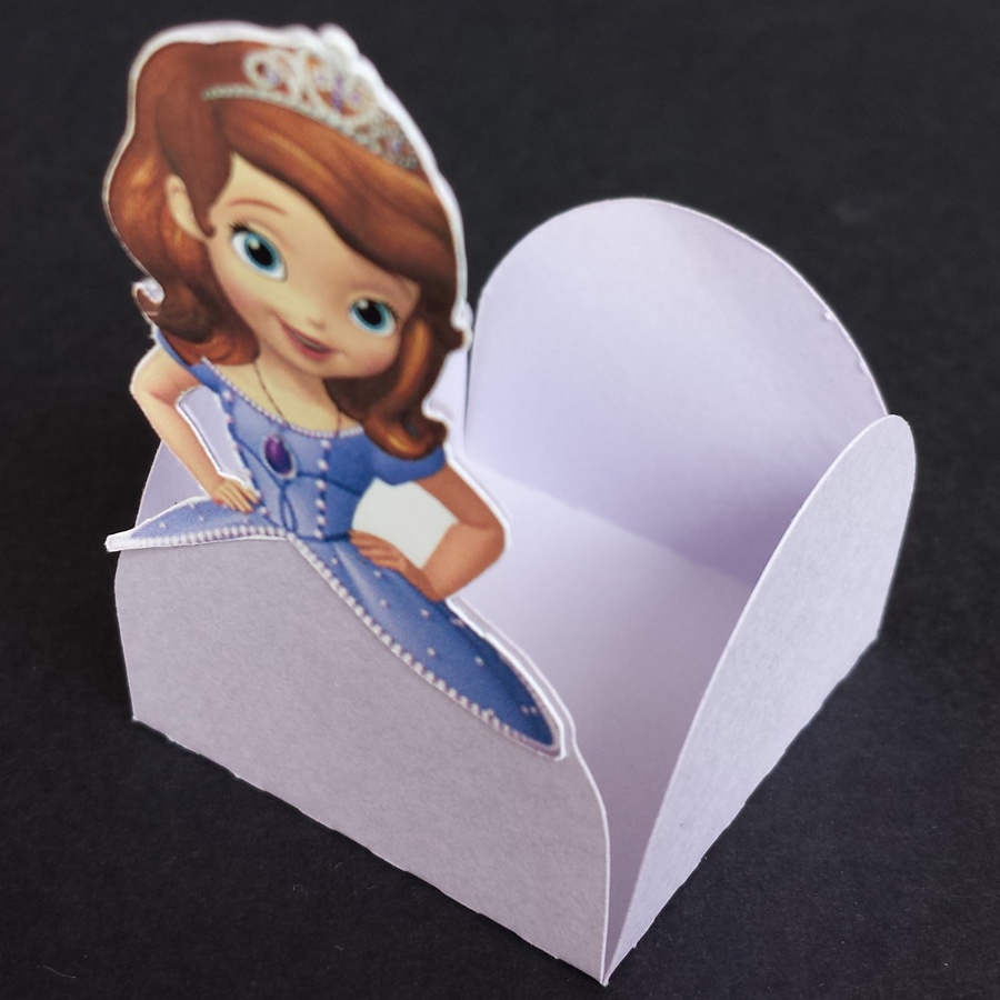 100 Forminhas Princesa Sofia Brigadeiros Festa Aniversário