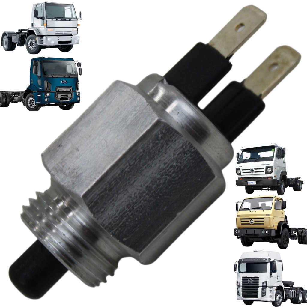 Interruptor Sensor de Freio Motor Do Pedal 2 Plugs Caminhão - MA2O | Piqueri Aut