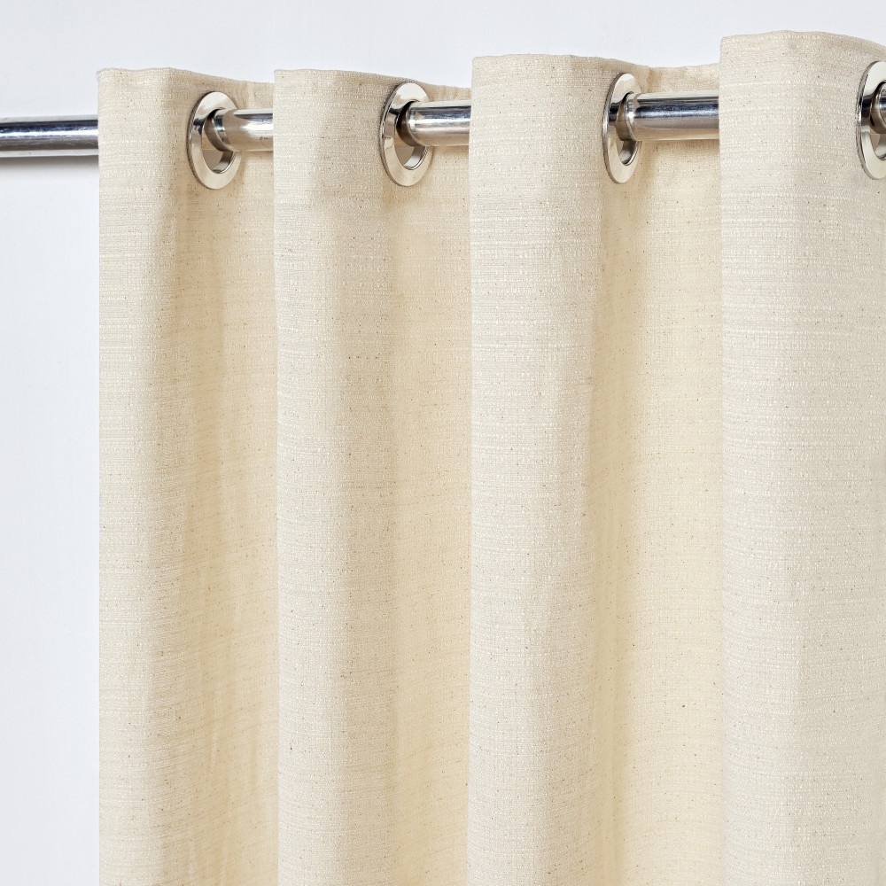 Cortina tecido de Linho Rustico 2,80 X 1,60m Altura Branco em Oferta na Shopee