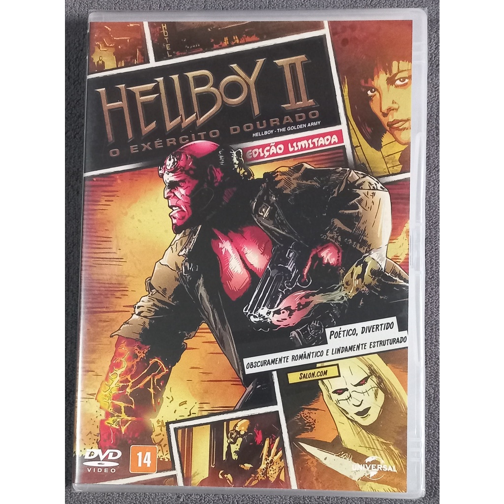 [Edição Limitada] DVD • Hellboy II - O Exército Dourado (LACRADO) [Marvel]