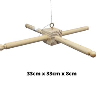 Suporte Para Móbile de Pinus Para Crianças | Decoração de Quarto Infantil em Oferta na Shopee