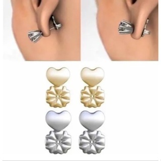 18 Peças Tarraxas Tarracha Mágica Ear Cuff Orelha Rasgada em Oferta na Shopee