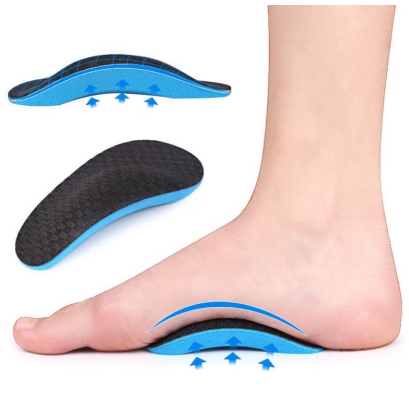 Palmilha Arco Plantar Ortopédica Pé Chato Cavo Eva Espuma