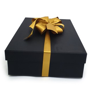Caixa com laço 30x25x10 para presentes ou utilitária, cartonada em papelão rígido em Oferta na Shopee