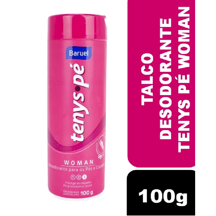 Talco Desodorante para os Pés Tenys Pé Baruel Woman 100g