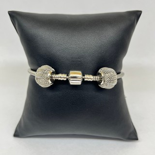 Separador trançado luxo para pulseiras pandora vivara life/ feminina