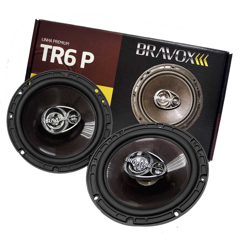 Par Alto-Falante Triaxial Bravox TR6P 140W RMS | Shopee Brasil