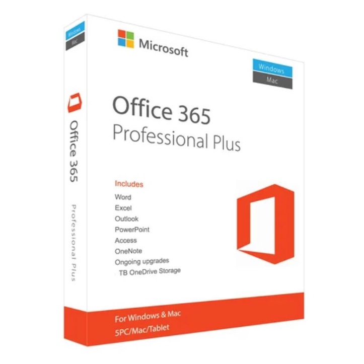 Microsoft Office 365 Licença Vitalícia Para 5 Dispositivos PC & MAC