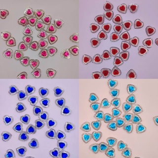 chatons para artesanato Coração 100 Unidades em Oferta na Shopee