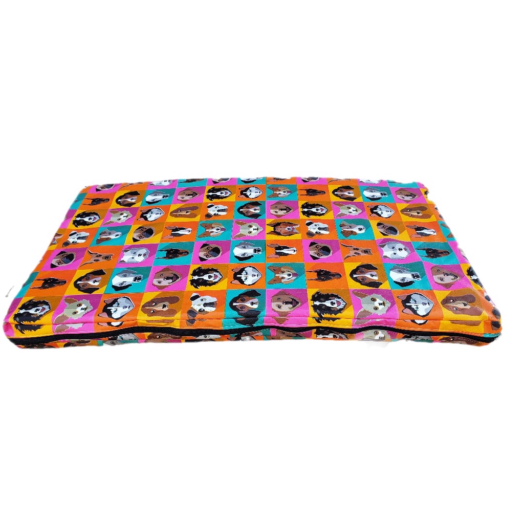 Cama Para Cachorro 100% Impermeável Caminha Pet COLCHÃO C/ Zíper Lavável Cães e Gatos