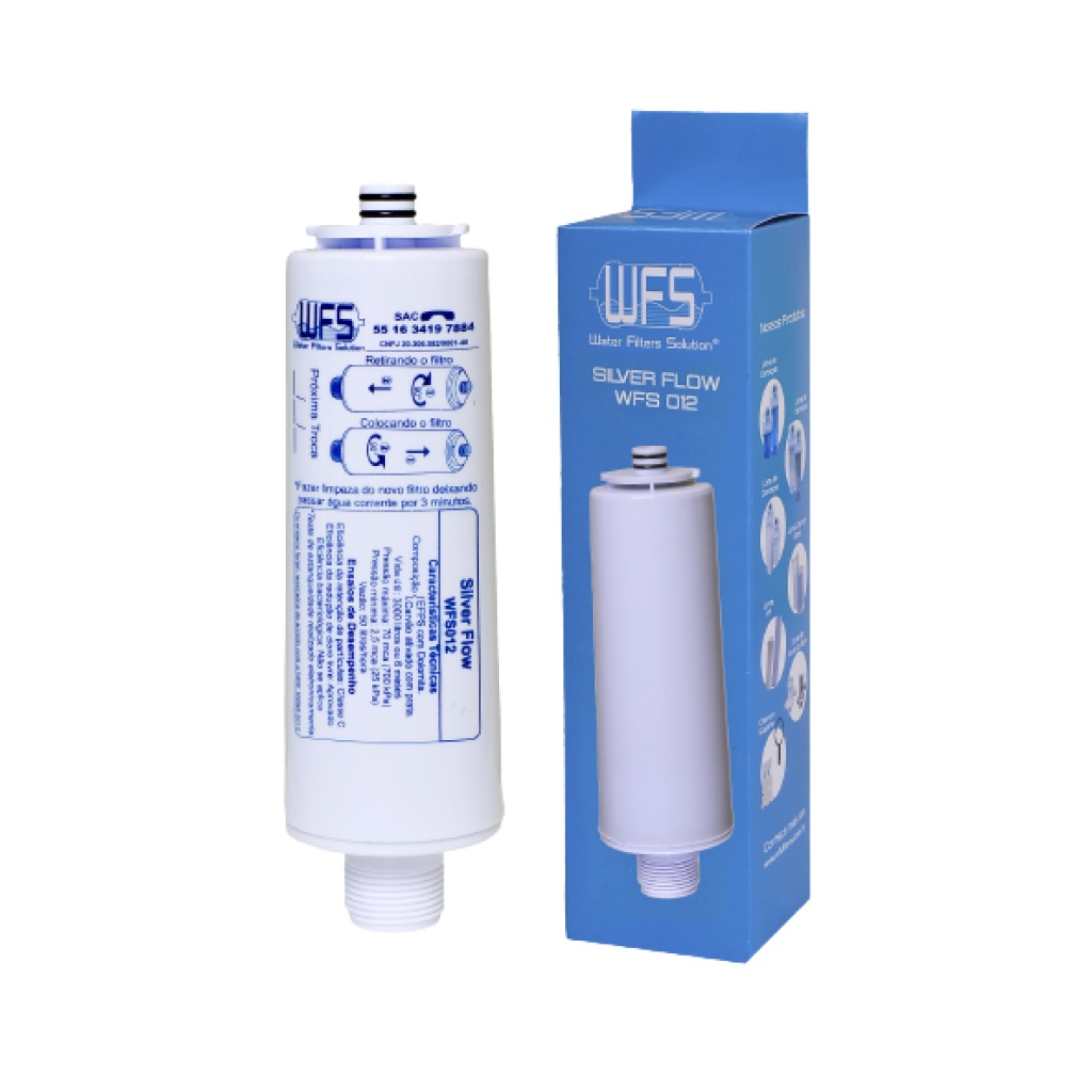 1 UNIDADE Refil Filtro Purificador Libell e Acquaflex Premium Compatível, Elemento Filtrante, Vela, WFS