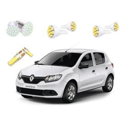 Kit Lâmpadas Led Renault Sandero Logan