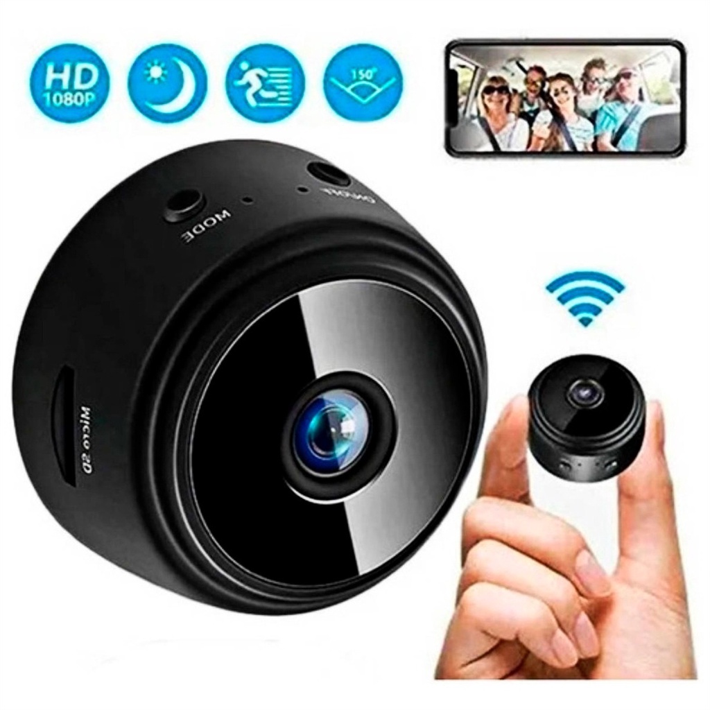 A9 HD Mini com visão noturna Wifi Câmera 1080P Sem Fio Vigilância