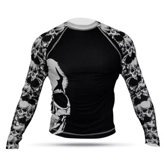 Camisa Térmica - Compressão - Segunda Pele - Proteção Uv50+ Masc/Fem SKULL RG01-01