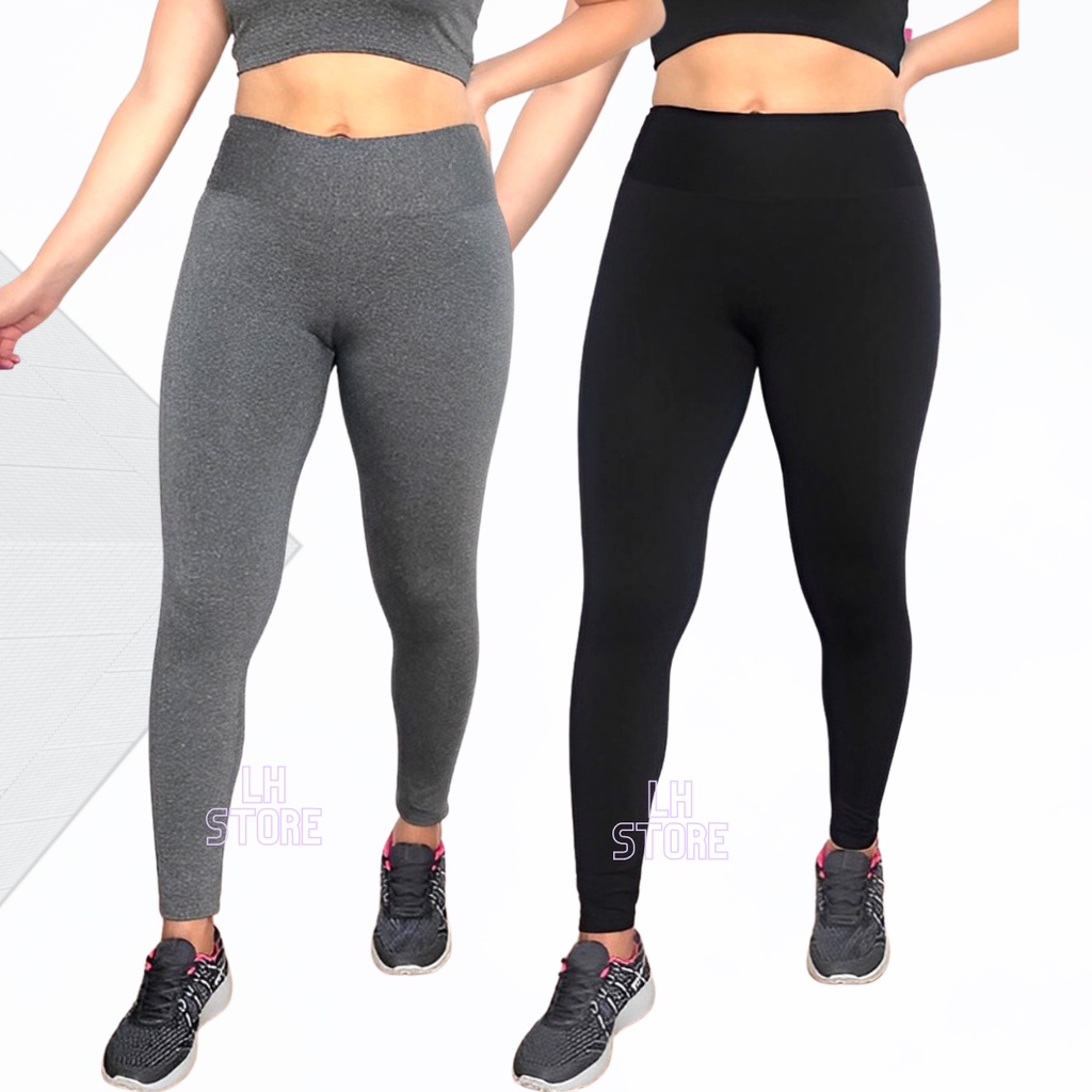 Kit 03 calças Leg Legging Caminhada Suplex Academia (Frete grátis) -  Belmento