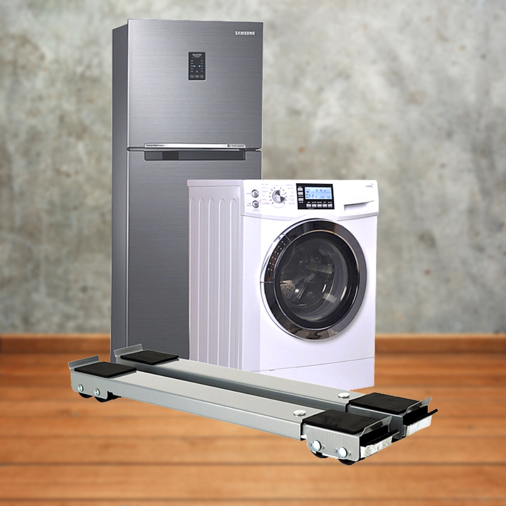 Base Com Rodinha Ajustável Para Máquina Geladeira Lava-Louças Fogão - TOPMIX em Oferta na Shopee