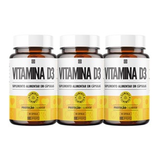 Kit 3x Vitamina D3 2.000ui 100 cápsulas - Iridium Elements