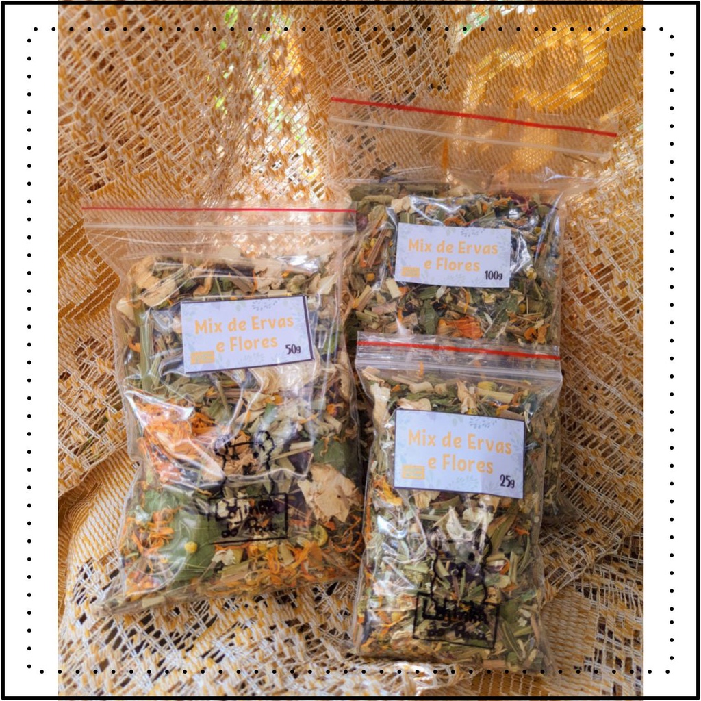 Mix de Ervas e Flores - Hamsters e outros roedores