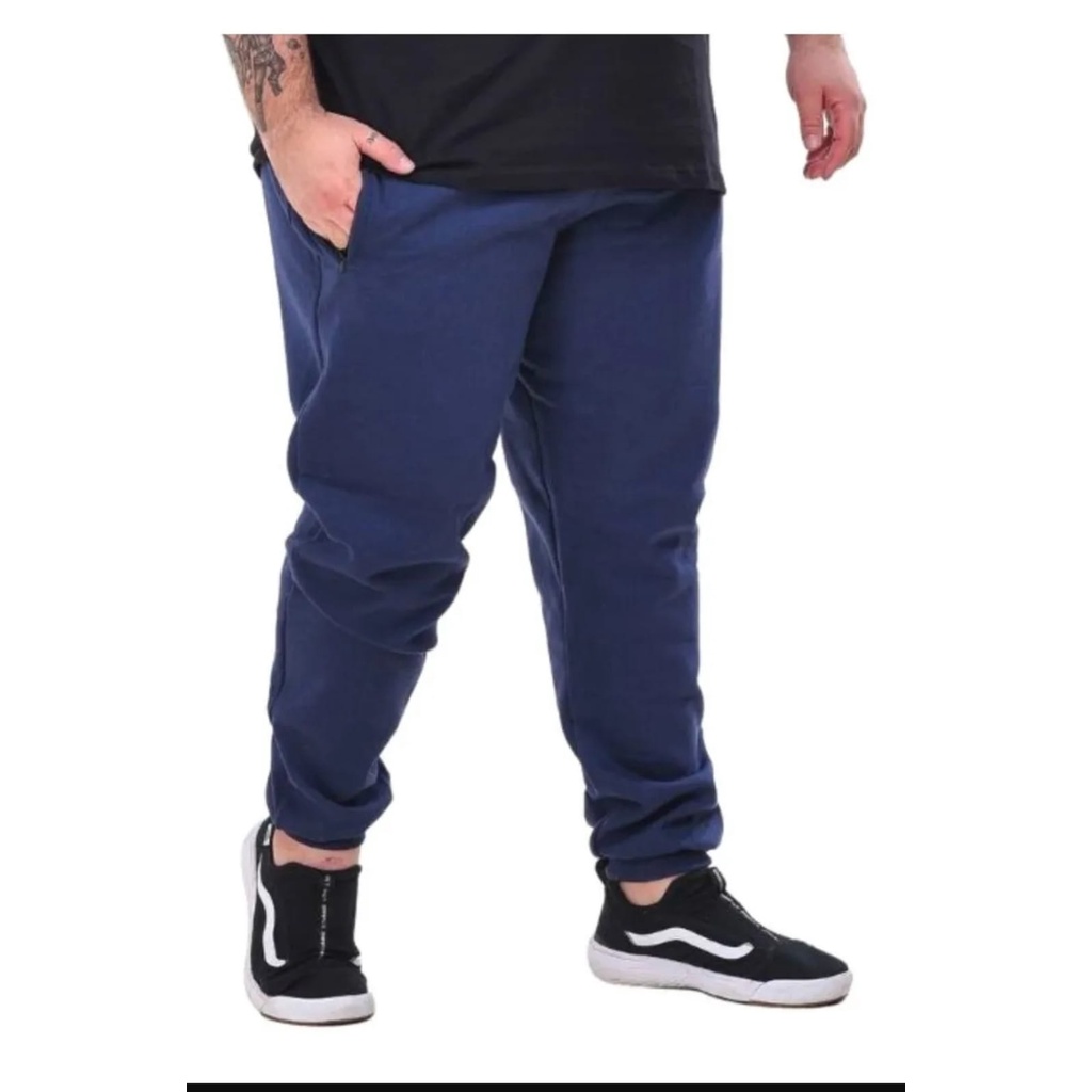 Calça Masculina Moleton/moletinho Jogger Bolsos Modelo esportiva Casual/Dia a Dia. tamanhos Do P ao G1