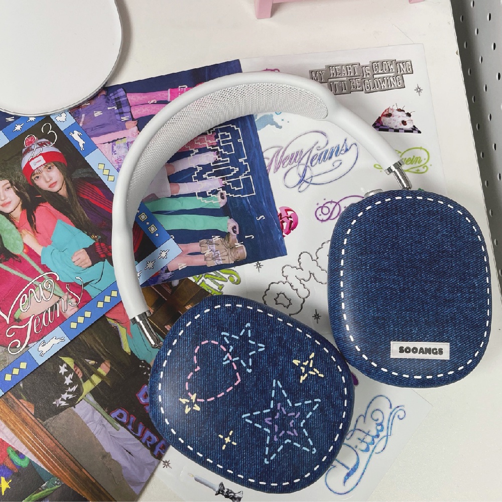 [Caixa De Ganga/Coreana CUTE Para AirPods Max/Earphone Sleeves-Capa De Fone De O