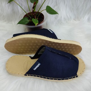 Sandália Sapatilha Feminina Mule Evolution em lona Azul Marinho, super confortável