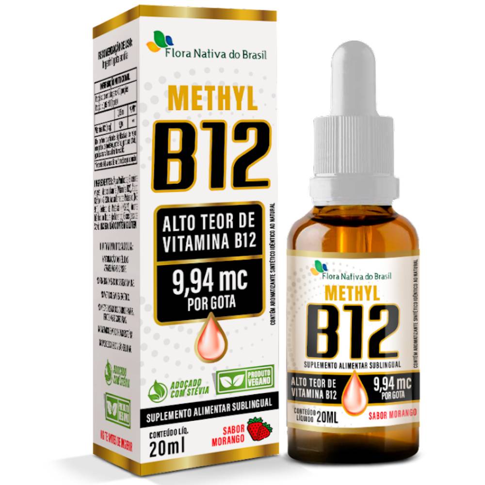 Vitamina B12 Metilcobalamina 9,94mcg Por Gota 20ml