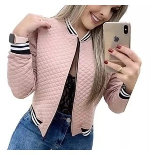 Jaqueta Bomber Feminina Jaqueta feminina de inverno Blusa de frio feminino Casaco de inverno Feminino