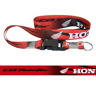 Chaveiro Cordão Com Fecho Moto Honda Cb Twister