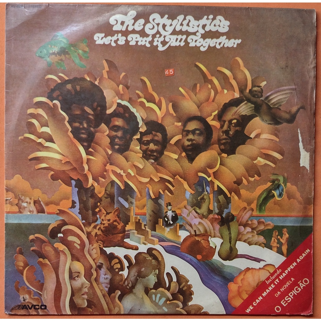 Lp The Stylistics Let's Put It All Together 1974 Vg Vinil