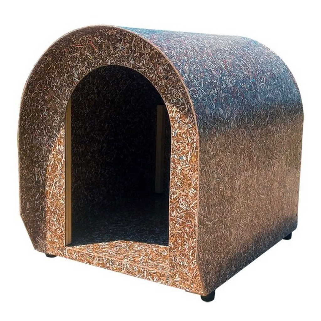Casa/casinha para cachorro/cão/gato madeira ecológica modelo iglu Nº1