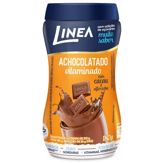 Achocolatado Zero Açúcar Linea Sucralose 180 gramas Diet