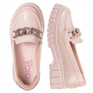 Mocassim Feminino Tratorado Sapato Flatform Calce Fácil Detalhe Confortável Moda Atual