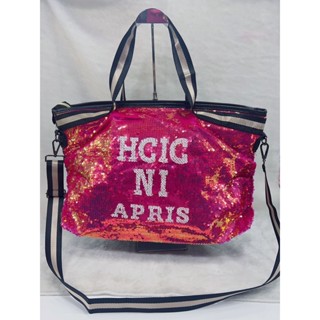 Bolsa Feminina de lantejoulas, bolsa de mensageiro portátil de grande capacidade B101