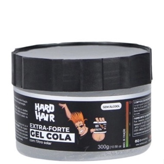 Gel Cola HARD HAIR Extra Forte com Filtro Solar ( 300g, 500G E 1K ) em Oferta na Shopee