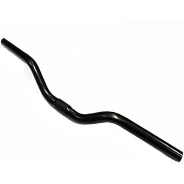 Guidão 22.2mm Em Aço Preto Curvado Bicicleta Bike Mtb aro 20 24 26