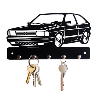 Porta Chave MDF Gol Quadrado Ap 20 cm Quadro Decorativo Vasado Preto em Oferta na Shopee