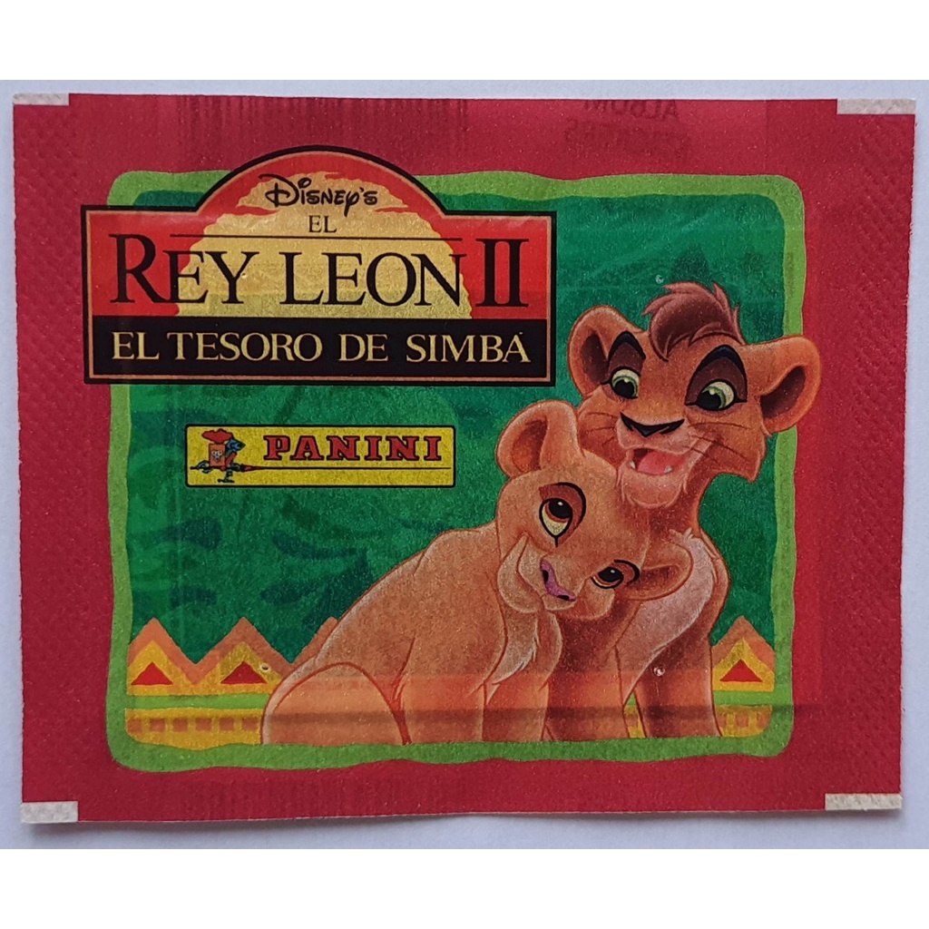 Envelope Lacrado Figurinha Rei Leão II Simbá Disney