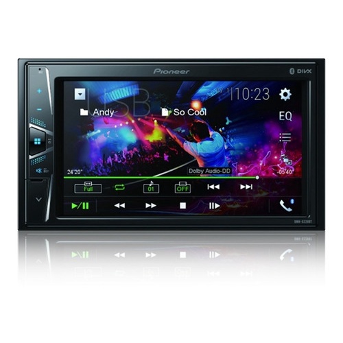 Central Multimidia Pioneer Dmh-g228bt Tela 6,2 Bluetooth Usb